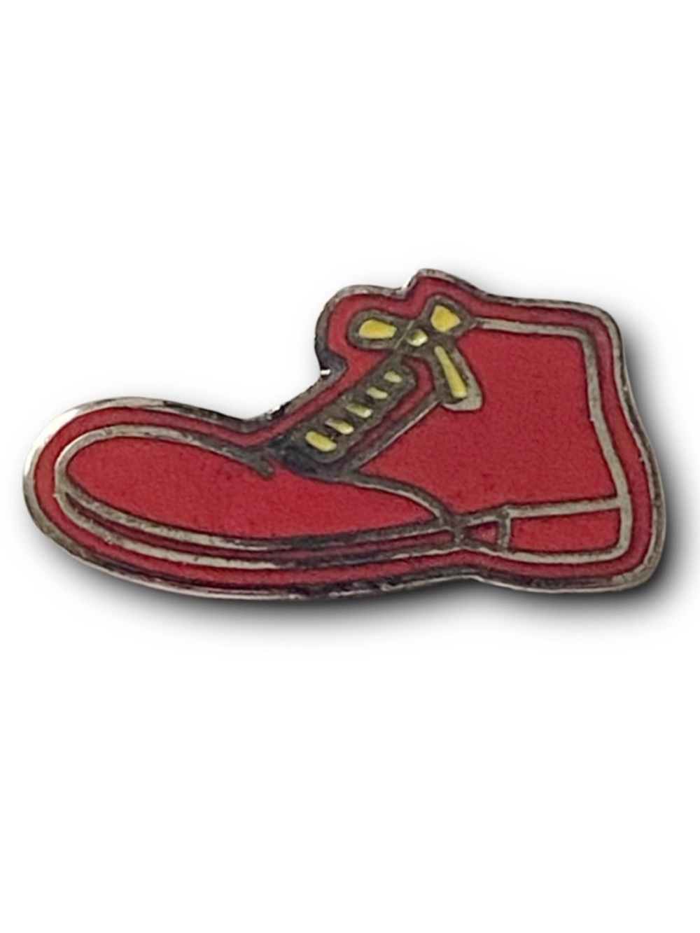 McDonald’s Pin Red Ronald McDonald Shoe 1960s Shoe Shaped Metal Lapel Pin
